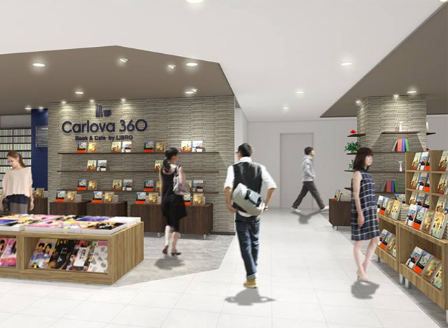 リブロ名古屋店がブックカフェ「carlova 360 NAGOYA」としてリニューアルオープン！江本典隆による写真展も開催。