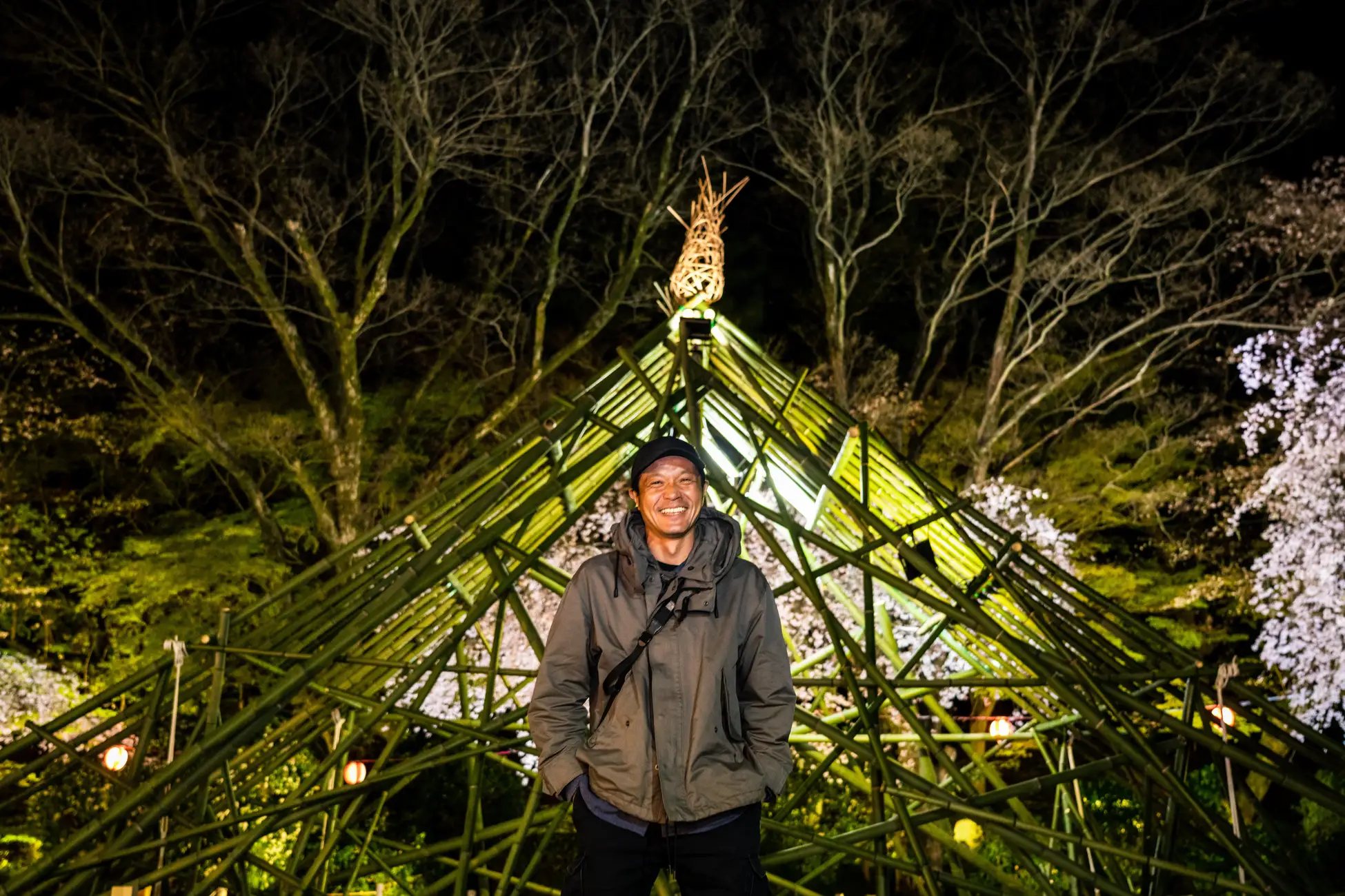 名古屋城内の広大な庭園空間を光と音で演出する「名古屋城 秋の特別